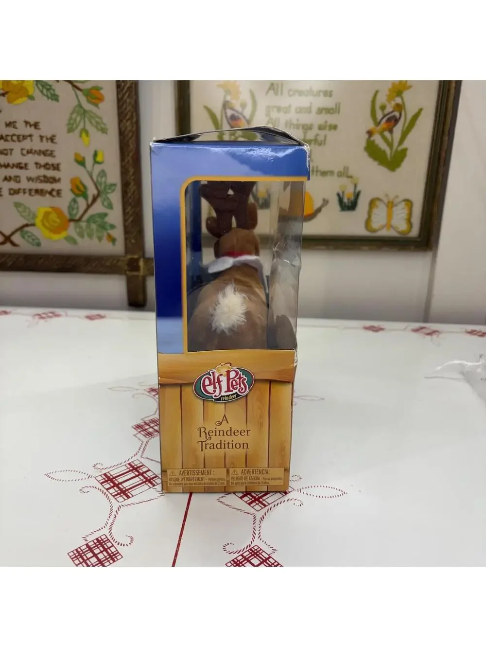 Elf pets “A Reindeer Tradition” story book & plush